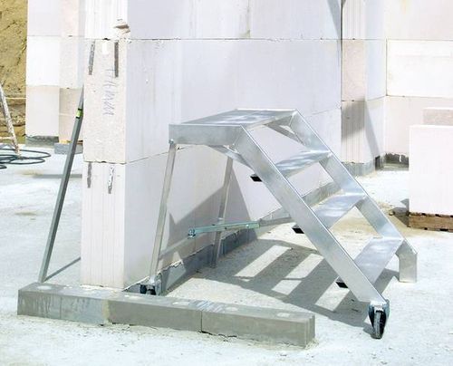 Прямая лестница - Böcker Maschinenwerke GmbH - из алюминия / для строительной площадки / мобильная