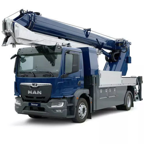 Башенный кран на грузовике - AK 42 - Böcker Maschinenwerke GmbH - телескопический / для строительства / для тяжелых условий эксплуатации
