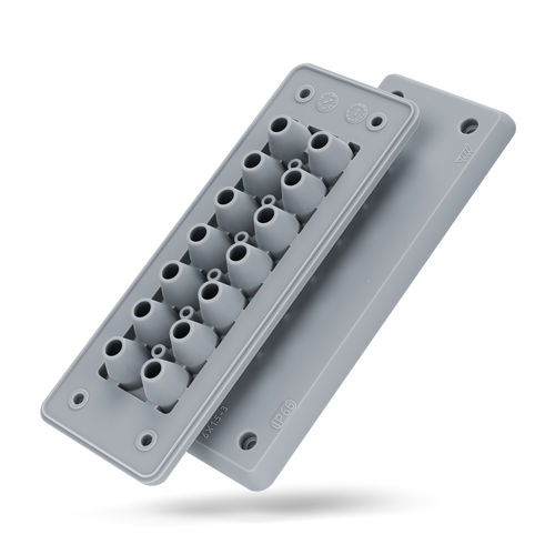 Пластина кабельного ввода IP66 - MH24 F20-1 - Trelleborg Cable Entry Solutions - для электрошкафа / для гигиенических целей / для кабеля