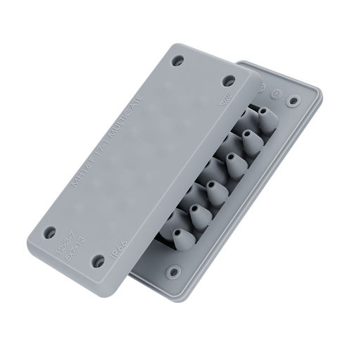 Пластина кабельного ввода IP66 - MH16 F17-1 - Trelleborg Cable Entry Solutions - для электрошкафа / для гигиенических целей / для кабеля