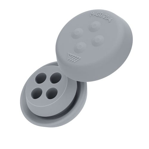 Пластина кабельного ввода IP65 - M-GD 20-4 - Trelleborg Cable Entry Solutions - для электрошкафа / для гигиенических целей / для кабеля