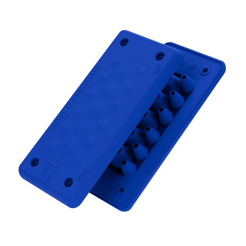 Пластина кабельного ввода IP66 - MH-16 F 17-1 FDA - Trelleborg Cable Entry Solutions - для кабеля / для электрошкафа / для гигиенических целей