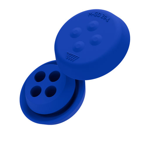 Пластина кабельного ввода IP65 -  M-GD 20-4 FDA - Trelleborg Cable Entry Solutions - для кабеля / для электрошкафа / для гигиенических целей
