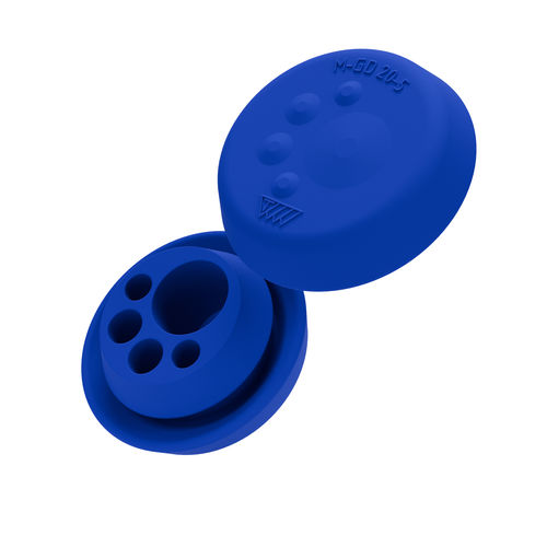 Пластина кабельного ввода IP65 -  M-GD 20-5 FDA - Trelleborg Cable Entry Solutions - для кабеля / для электрошкафа / для гигиенических целей