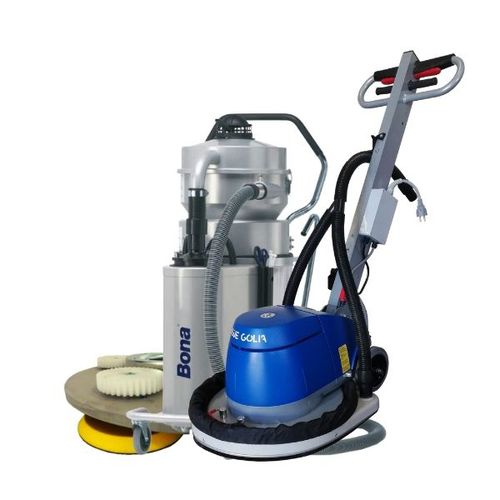 Вращающаяся монощетка для сглаживания - Blue Golia Plus KN + DCS 70 - Kunzle & Tasin srl - для паркета / электрическая