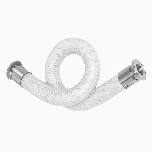 Гибкий шланг для химических продуктов - Vena&reg; Sil 650V - Venair - из силиконового каучука / из нержавеющей стали / армированный полиэстером