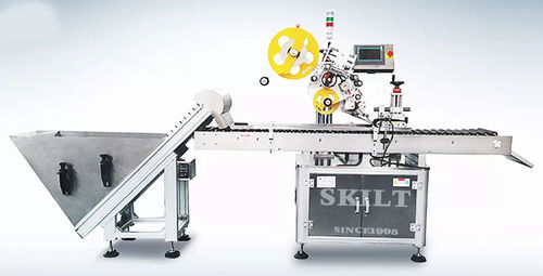 Этикетировочная машина контролируемая PLC - PWM-ALS104 - skiltpack - горизонтальная
