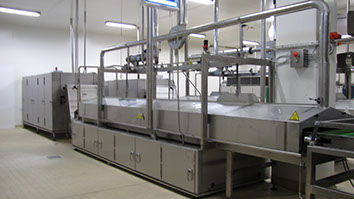 Линия для производства макарон свежие макароны - Food Tech S.r.l. - короткая / для пастеризации / с охлаждением