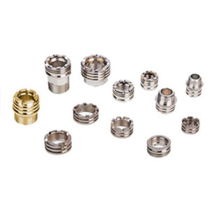 Вставка латуни - Vaishnavi Metal Products - рифленая / из хрома / круглая