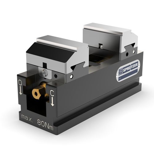 Тиски с центрирующим зажимом - MZQ  - Spreitzer GmbH & Co. KG - Präzisionswerkzeuge - для станка / для 5-осевого станка / горизонтальный