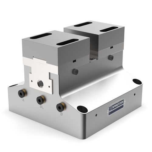 Тиски с центрирующим зажимом - PZS²  - Spreitzer GmbH & Co. KG - Präzisionswerkzeuge - для станка / для 5-осевого станка / пневматический