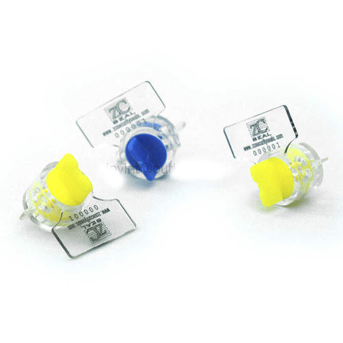 Охранная пломба из поликарбоната - SL-02E - Fuzhou ZhengCheng Security Seals Co.,Ltd - АБС-пластик / из стали