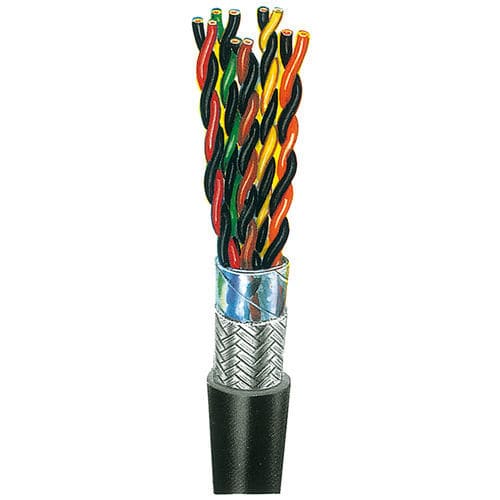 Электрический кабель для передачи данных - 1P x AWG 20 C UL  - Metrofunk Kabel-Union - DIN / изолированный / с замедлителем пламени