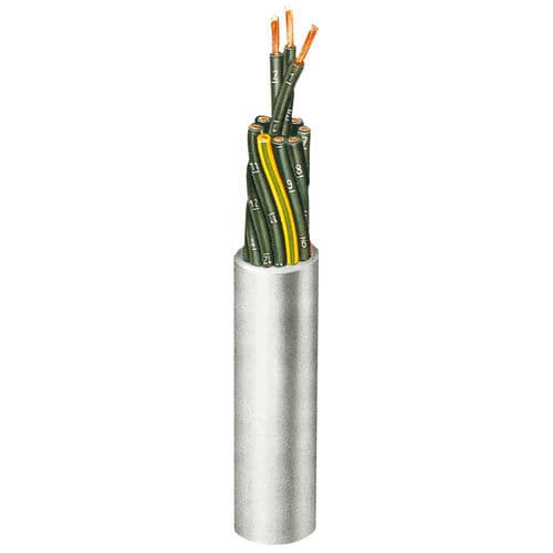 Электрический кабель для передачи данных - HO5VV5-F-JZ 3 X 2,5 - Metrofunk Kabel-Union - маслоустойчивый / многожильный / управляющий