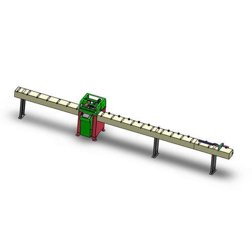 Сверлильно-резьбонарезной станок контролируемый PLC - RZ-7200 - Risus Machines - вертикальный / с роботизированным кронштейном / для профилей