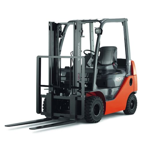 Вилочный погрузчик с тепловым двигателем - 02-8FGKF20 - Toyota Material Handling - газовый / с местом для сидения водителя / для использования в помещениях