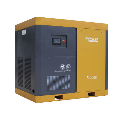 Шестеренчатый компрессор - SLMP series - Guangzhou AirHorse Compressor co., ltd - воздушный / с электродвигателем / стационарный