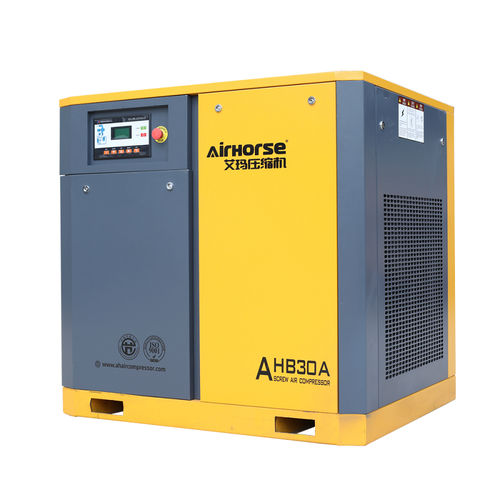 Компрессор с ременной передачей - AHB series - Guangzhou AirHorse Compressor co., ltd - с 2 винтами / воздушный / с электродвигателем