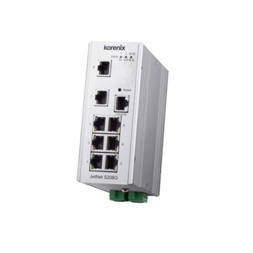 Управляемый коммутатор Ethernet - JetNet 5208G - Beijers Electronics APAC - 9 портов / уровня 2 / на DIN-рейке