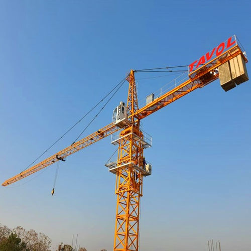 Башенный башенный кран - QTZ125 - Shandong Tavol Machinery Co.,Ltd - фиксированный / для строительства / для подъема