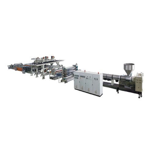 Экструзионная линия для пластин - GWS - China GWELL Machinery CO.,LTD - для термопластмассы