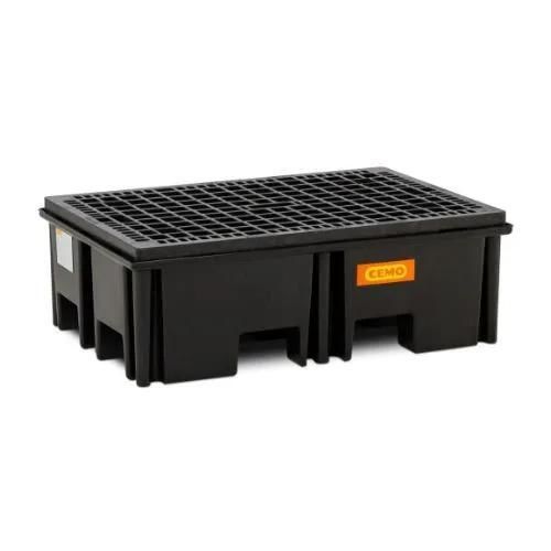 Сборный поддон для бочек - 11486 - Ricomi srl - 2 бочки / из полиэтилена / с оцинкованной решеткой