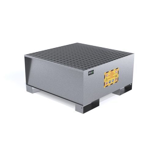 Сборный поддон для бочек - VA100RZ - Ricomi srl - 1 втулка / из гальванизированной стали / с оцинкованной решеткой