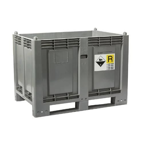 Ящичный поддон из пластика - 30185750N - Ricomi srl - транспортный / для разгрузочно-погрузочных работ / для опасных продуктов