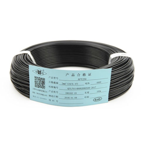 Изолированный однопроводный кабель - UL1199 series - Shanghai Shenyuan High Temperature wire Co., Ltd - из меди / из ПТФЭ / многопроволочный