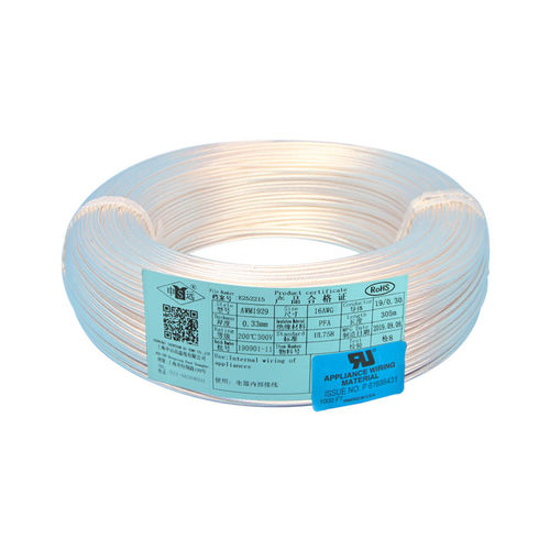 Изолированный электрический провод - UL1929 series - Shanghai Shenyuan High Temperature wire Co., Ltd - из меди / гибкий / многопроволочный