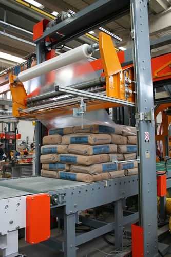 Линия упаковки для цементной промышленности - PALLETLESS - OFFICINA MECCANICA SESTESE S.p.A. - для мешков / автоматическая