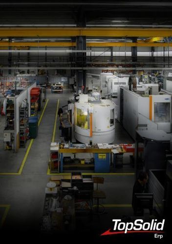 Программное обеспечение ERP - TopSolid'Erp - TOPSOLID SAS - для управления / отслеживания / управления автоматизированным производством