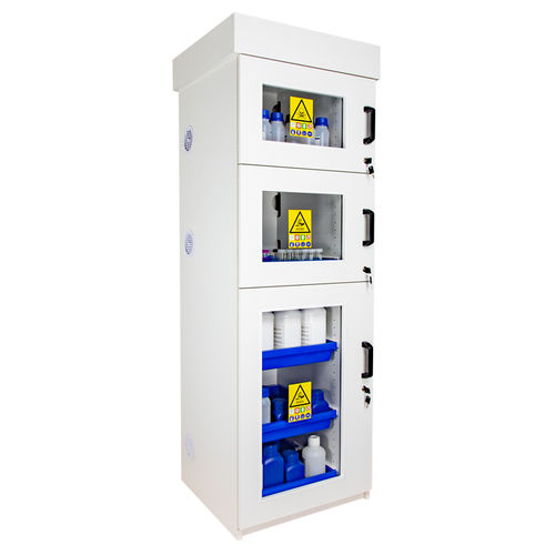 Шкаф для хранения - APC107+ - ALL SAFETY - для обеспечения безопасности / напольный / со стеллажами