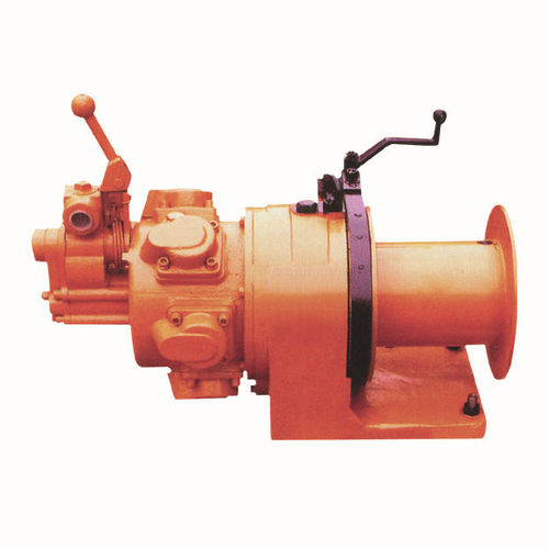 Пневматическая лебедка - JQH-5×48 - Yantai Weichi Petro Mine Machinery Co., Ltd - на растяжение / с вращающимся барабаном / с рычагом