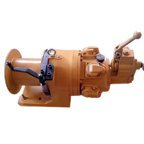 Пневматическая лебедка - JQH10×24 - Yantai Weichi Petro Mine Machinery Co., Ltd - на растяжение / с вращающимся барабаном / с рычагом