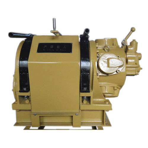Пневматическая лебедка - JQHSB-20X24 - Yantai Weichi Petro Mine Machinery Co., Ltd - на растяжение / с вращающимся барабаном / с рычагом