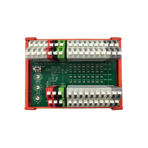 Клеммная колодка для модуля входа/выхода - DSCX16Y16L-W - JPC Connectivity - для печатной платы / вставная / мощности
