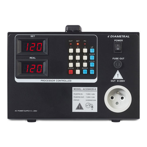 Источник питания для монтажа в стол - AC250K2D-S - Diametral a.s. - AC/AC / стабилизированный / для лабораторий