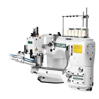 Четырехигольная швейная машина - SIRUBA D007R Series - H SEWING CO., LTD. - 6-проводная / для ткани / фиксированная