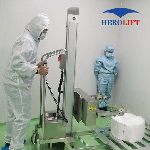 Электрический штабелер - CT140SE - Herolift - с сопровождающим оператором / для погрузки/разгрузки катушек / для бочек