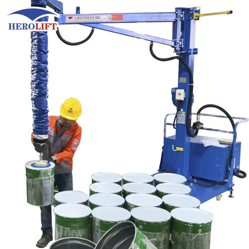 Подъемное устройство с всасывающей трубкой - VEL180-2.5-Std - Herolift - мобильное / для штабелирования / для бочек