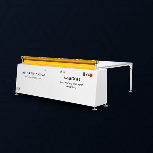 Автоматическая упаковочная машина - M-2000 - MERT MACHINERY - для матрасов / пневматическая / со скреплением