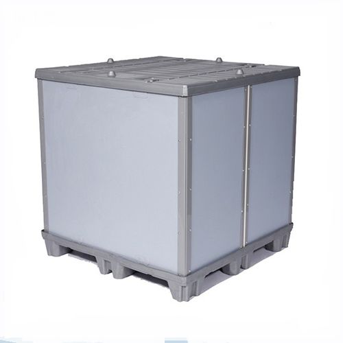 Ящичный поддон из ПЭНД - KT-FB1210 - Qingdao King Tai Plastic Industry Co.,Ltd - для хранения / транспортный / с крышкой