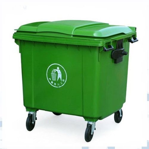 Контейнер для отходов из ПЭНД - KT-1100L - Qingdao King Tai Plastic Industry Co.,Ltd - для промышленных отходов / с крышкой / 4-колесный