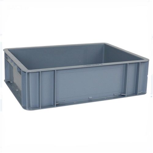 Ящик из пластика - KT-EU43120 - Qingdao King Tai Plastic Industry Co.,Ltd - для хранения / штабелируемый / с крышкой