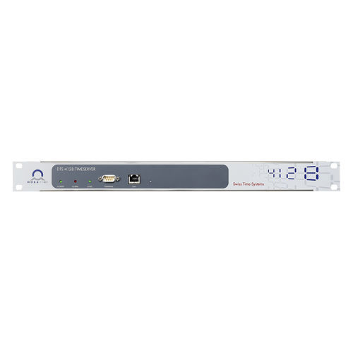 Сервер времени NTP - DTS 4128 - MOBATIME Swiss Time Systems - GPS / 24 Vcc / для монтажа в стойку