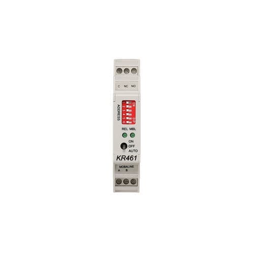 Модуль-реле для коммутации - MOBALine Switch Relay KR461 - MOBATIME Swiss Time Systems - монтируемый на DIN-рейке