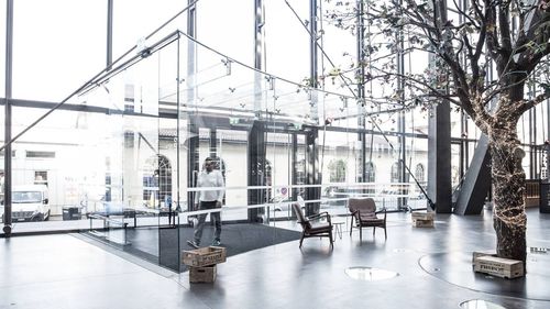 Раздвижной ворота - Frameless - Gilgen Door Systems AG - из стекла / для использования в помещениях / автоматический