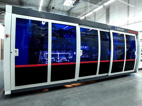 Выдувная установка для вытягивания - BLUE LINE - TES STM GROUP - для ПЭТФ / для бутылок из ПЭТФ / автоматическая