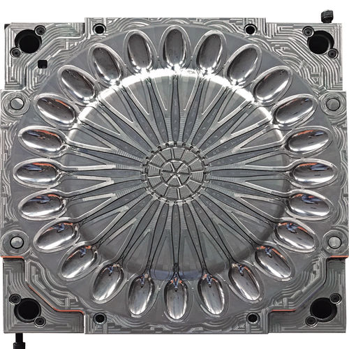Многорезонаторная пластиковая форма для литья под давлением - SANTSAI MACHINERY - горячеканальная / IML / упаковки